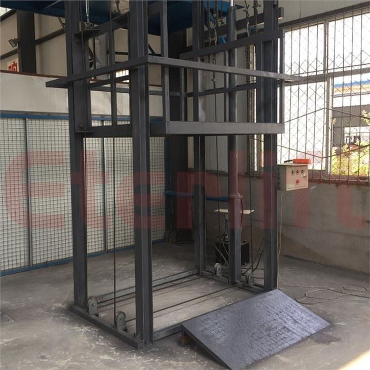 3m Lifting Height Electric Hydraulic Freight Elevator