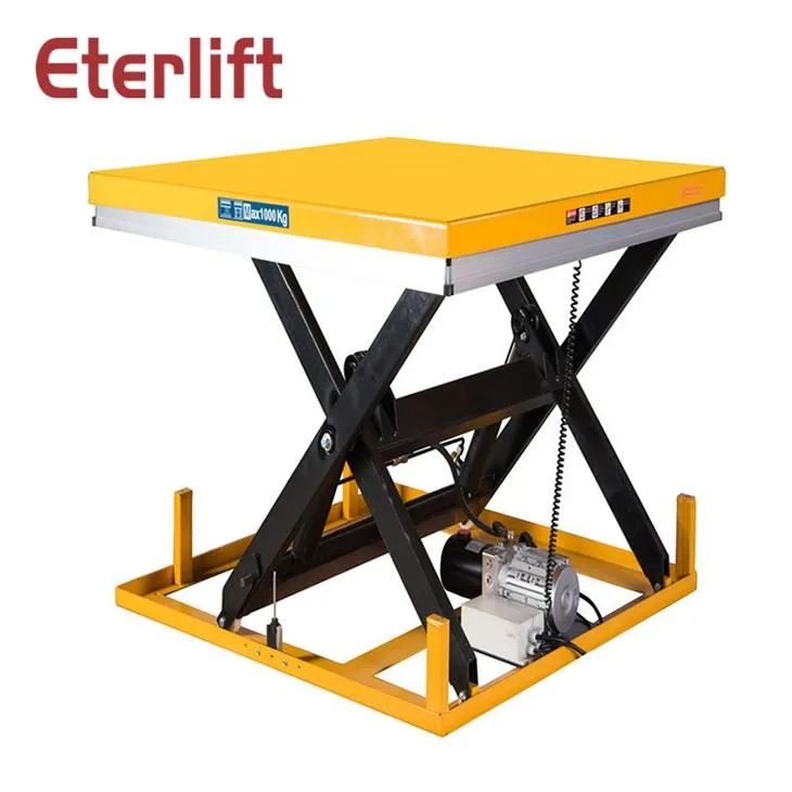 سکوهای بالابر قیچی ثابت الکتریکی