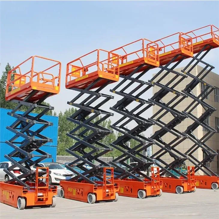 سکوی کار هوایی بالابر قیچی متحرک