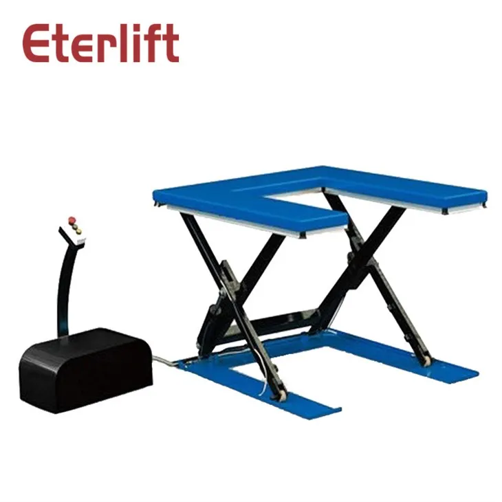 میز بالابر ثابت دو قیچی 4000 کیلوگرمی