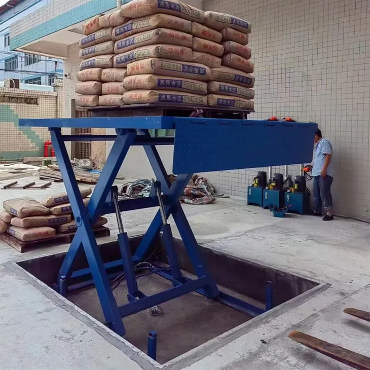 سکوی آسانسور اسکله قیچی