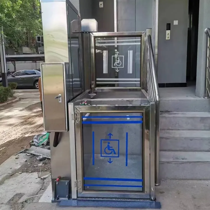 آسانسورهای ویلچری بالابر پلت فرم عمودی